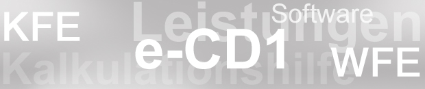 e-CD - Kalkulationshilfe KFE